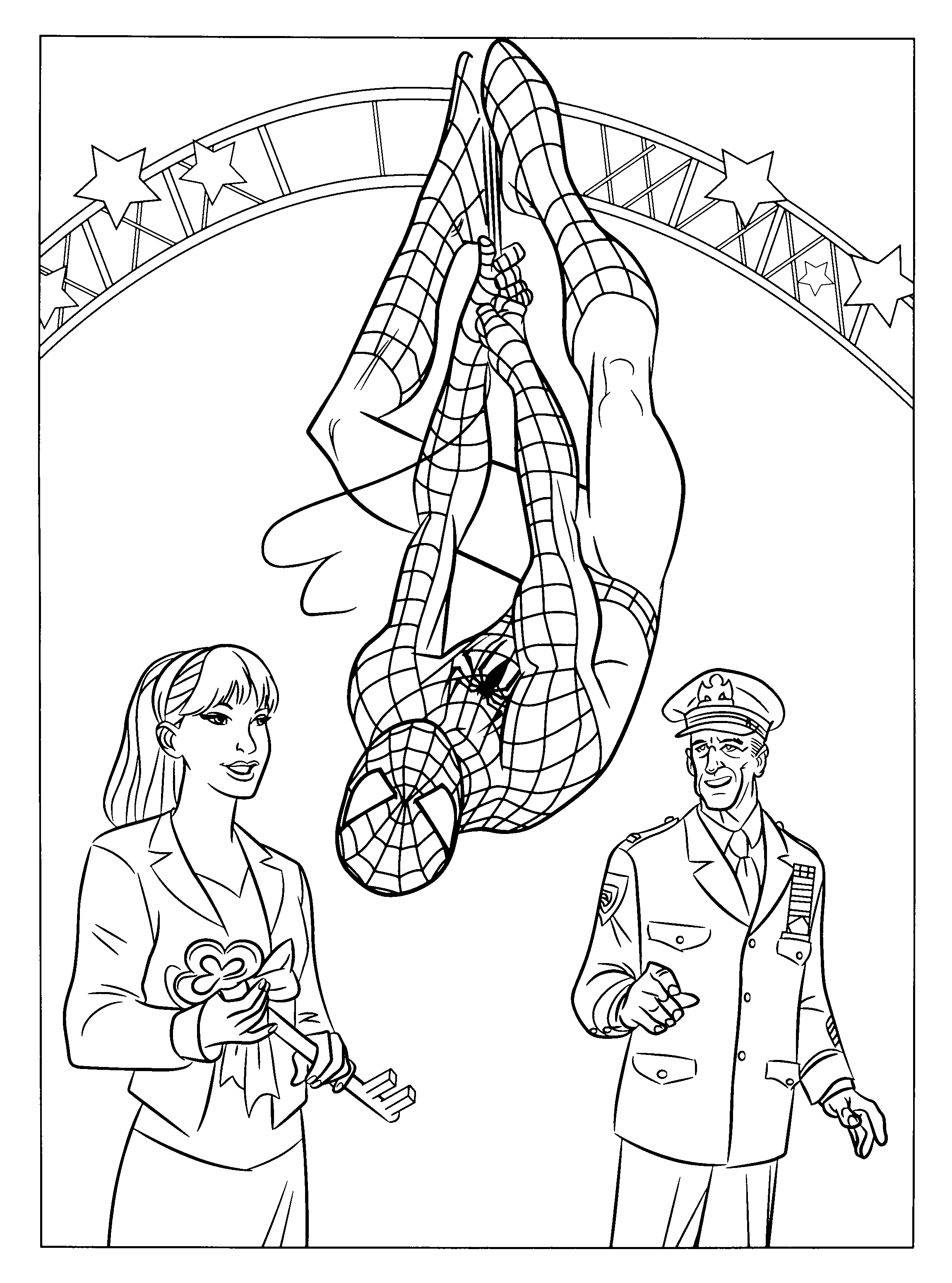 Spiderman 3 Coloring Pages