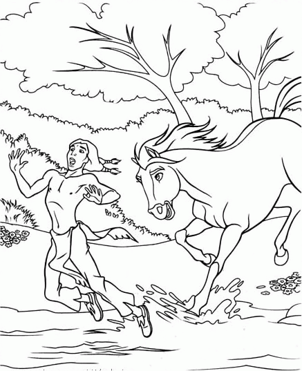 Spirit Coloring Pages
