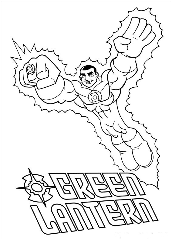 Superfriends Coloring Pages