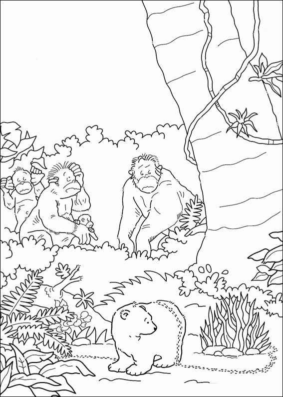 The little polar bear Coloring Pages