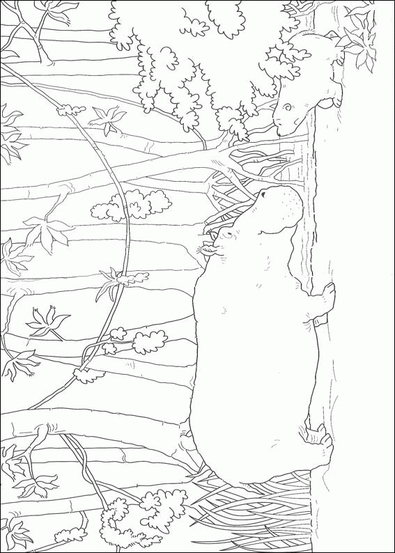 The little polar bear Coloring Pages