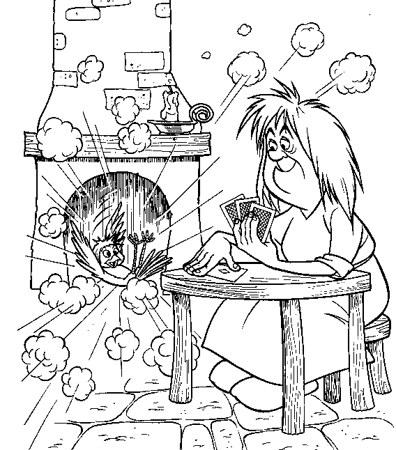 The sword in the stone Coloring Pages