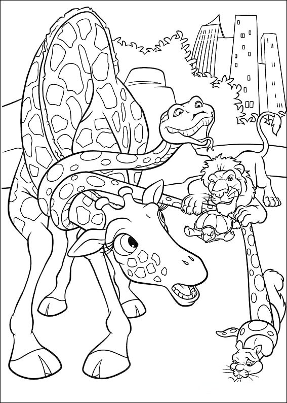 The wild Coloring Pages