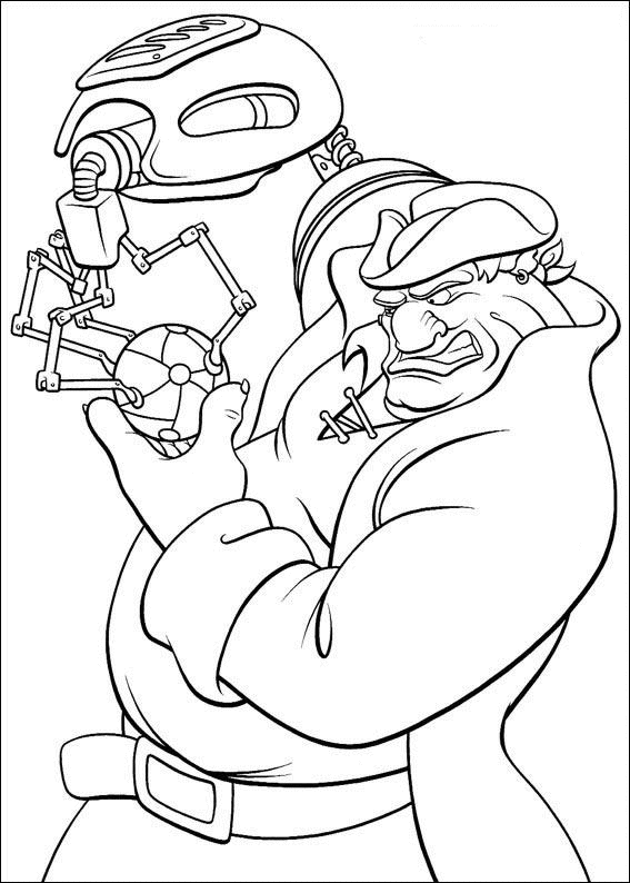 Treasure planet Coloring Pages