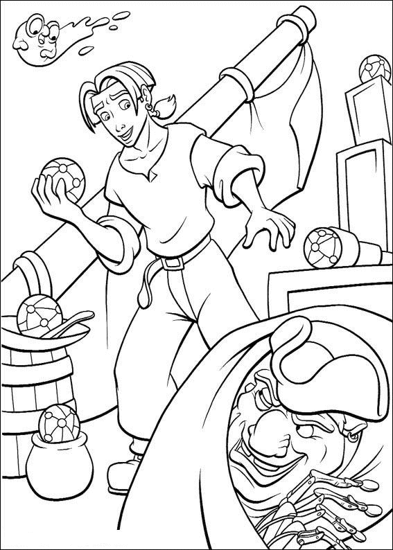 Treasure planet Coloring Pages