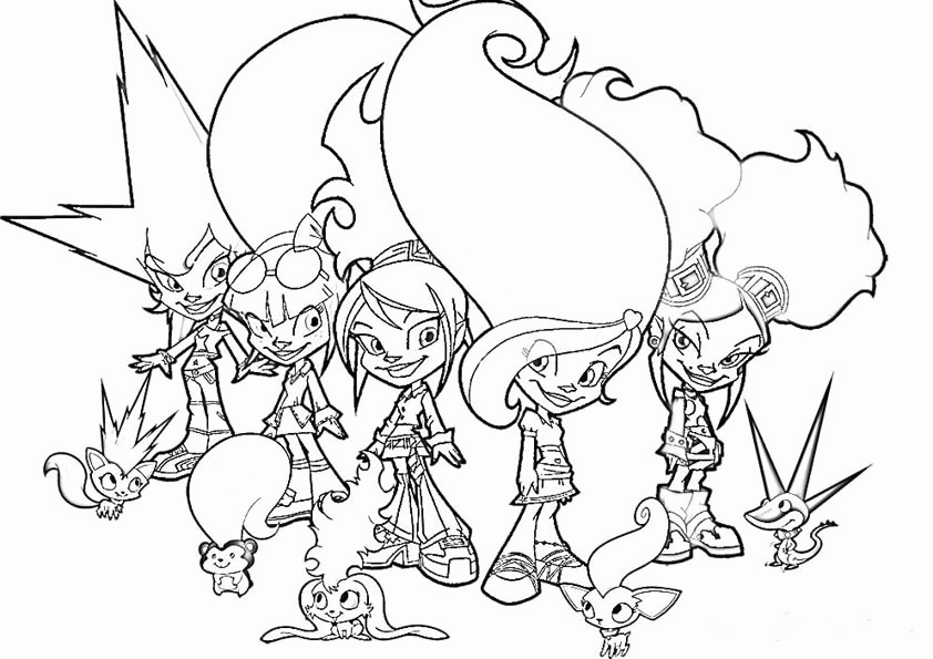 Trollz Coloring Pages