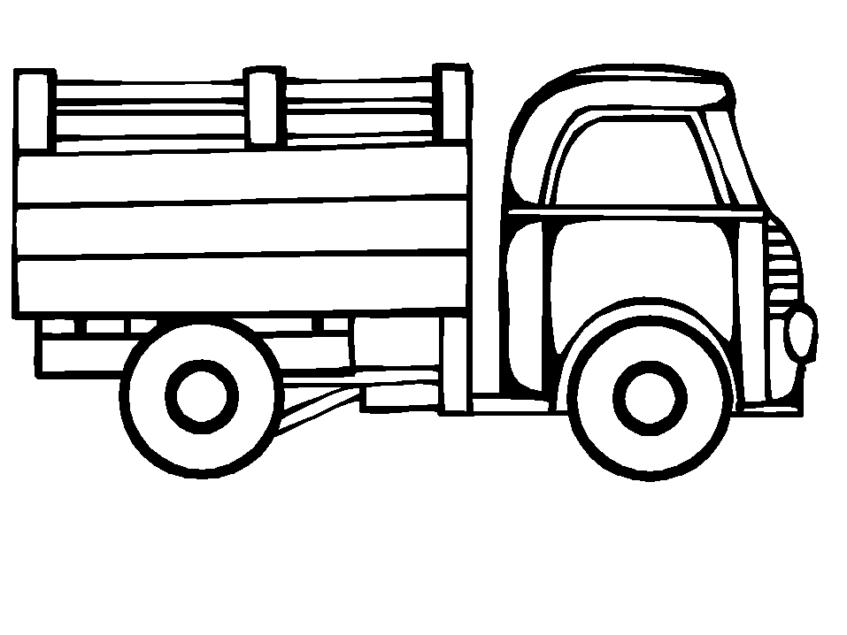  Coloring Pictures Of Trucks 10
