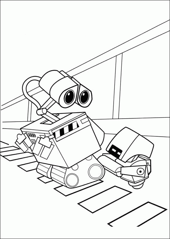 Wall e Coloring Pages